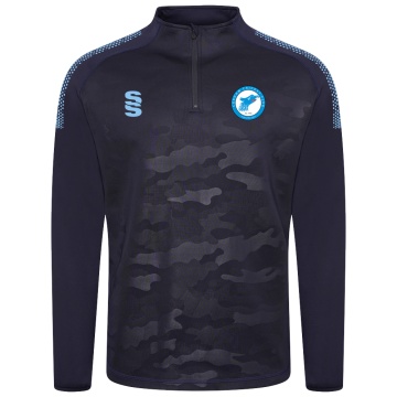Cobham CC - Camo 1/4 Zip Performance Top - Unisex Fit